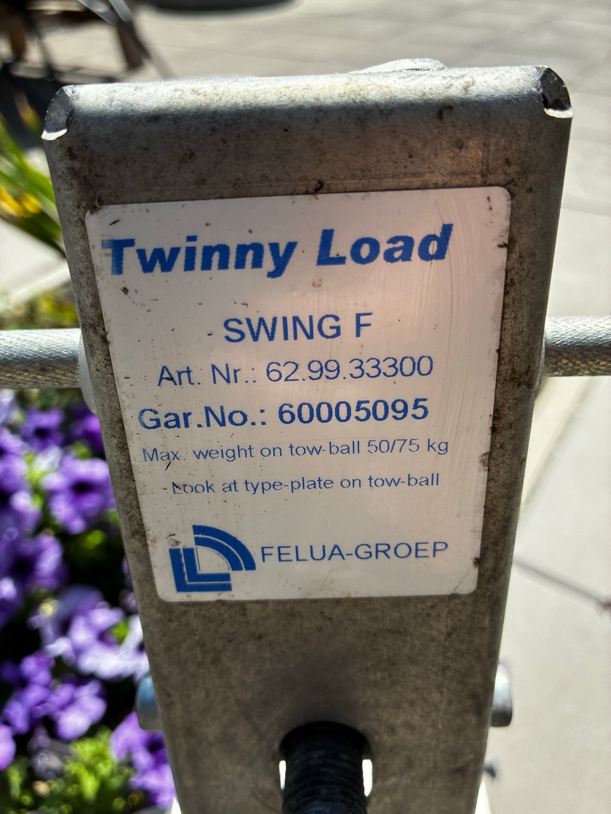 Twinny Load SWING F Fietsendrager voor 2 fietsen, Ophalen, 2 fietsen, Gebruikt, Trekhaakdrager