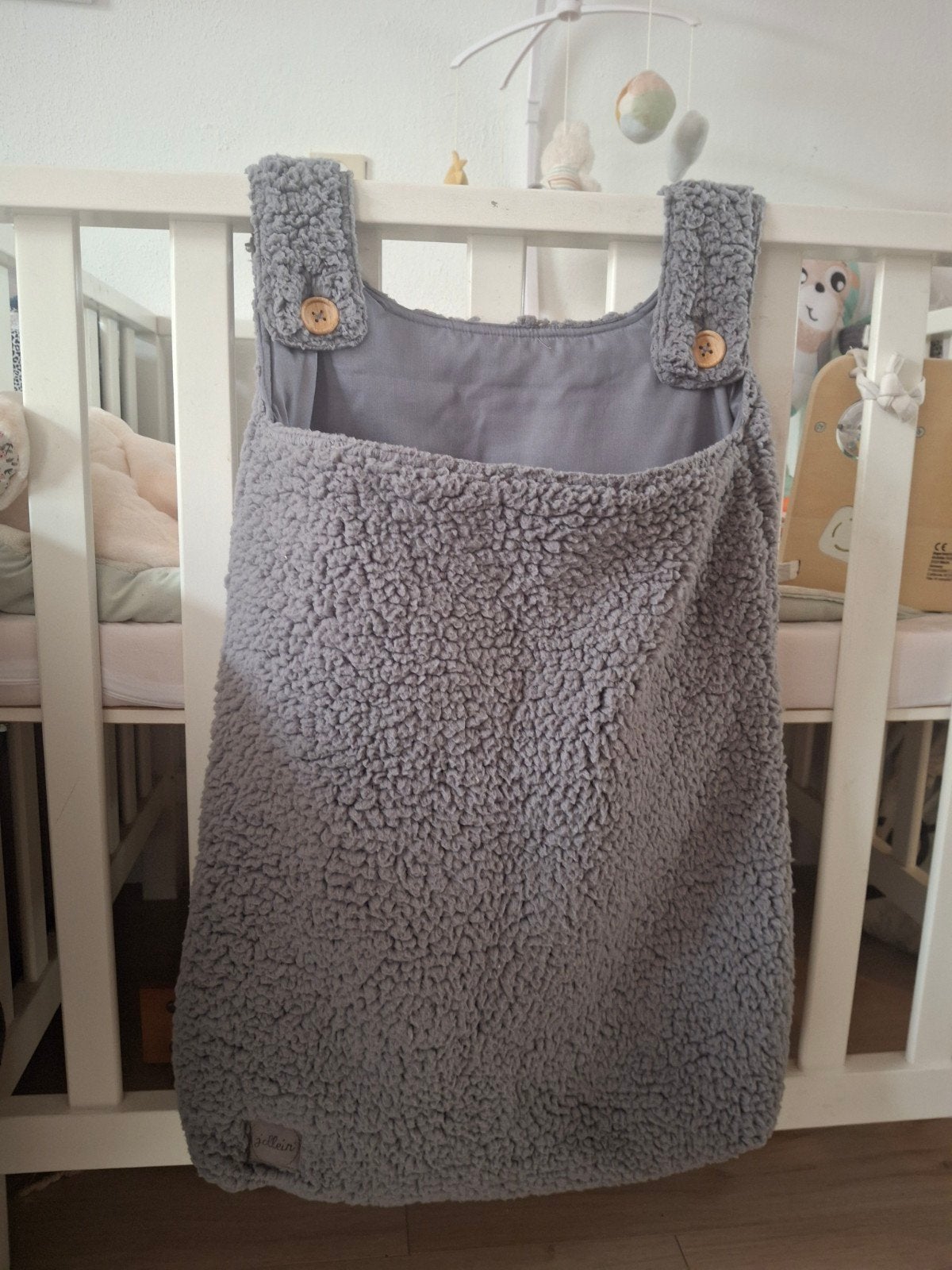 Jollein boxzak - Grijs teddy, Kinderen en Baby's, Ophalen, Gebruikt