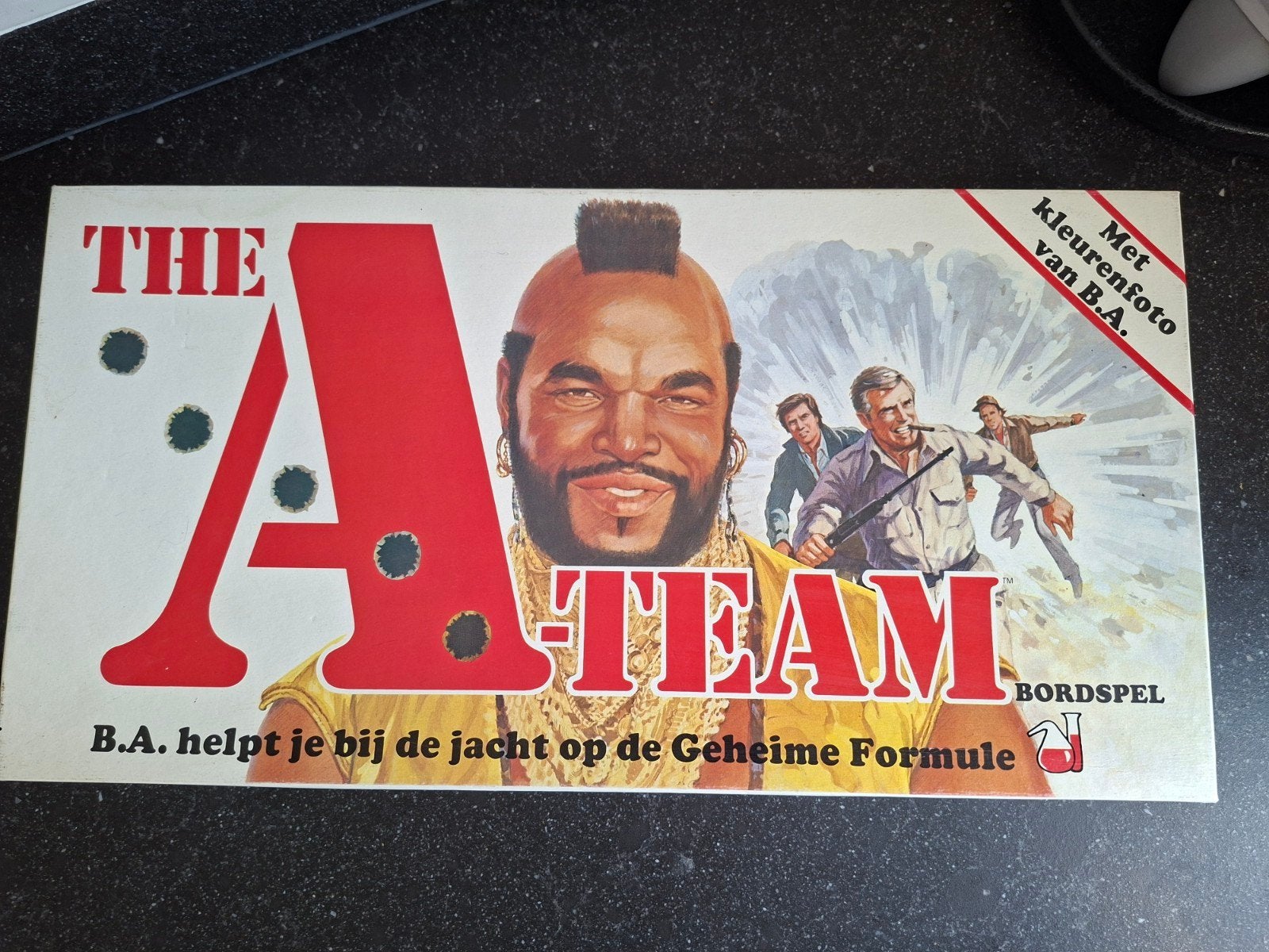 The A-Team Bordspel - Help B.A. bij de jacht op de Formule!, Drie of vier spelers, Ophalen of Verzenden, Gebruikt, Clipper