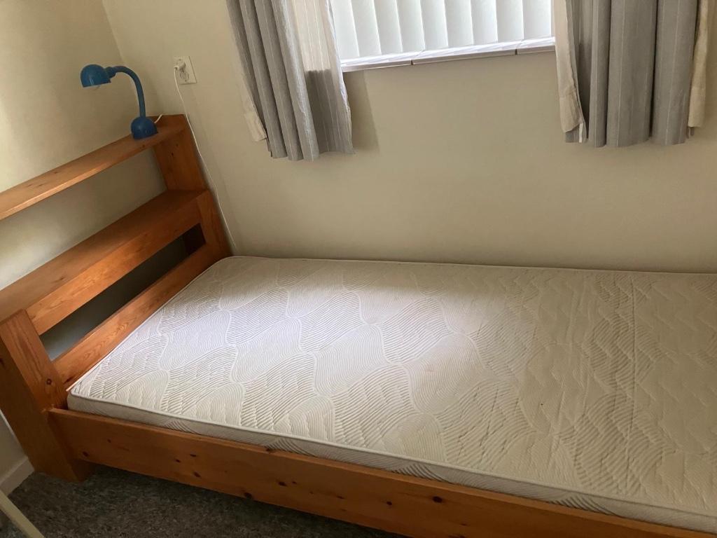 Kinderbed grenen 2x, Ophalen, Gebruikt, 180 cm of meer, 70 tot 85 cm