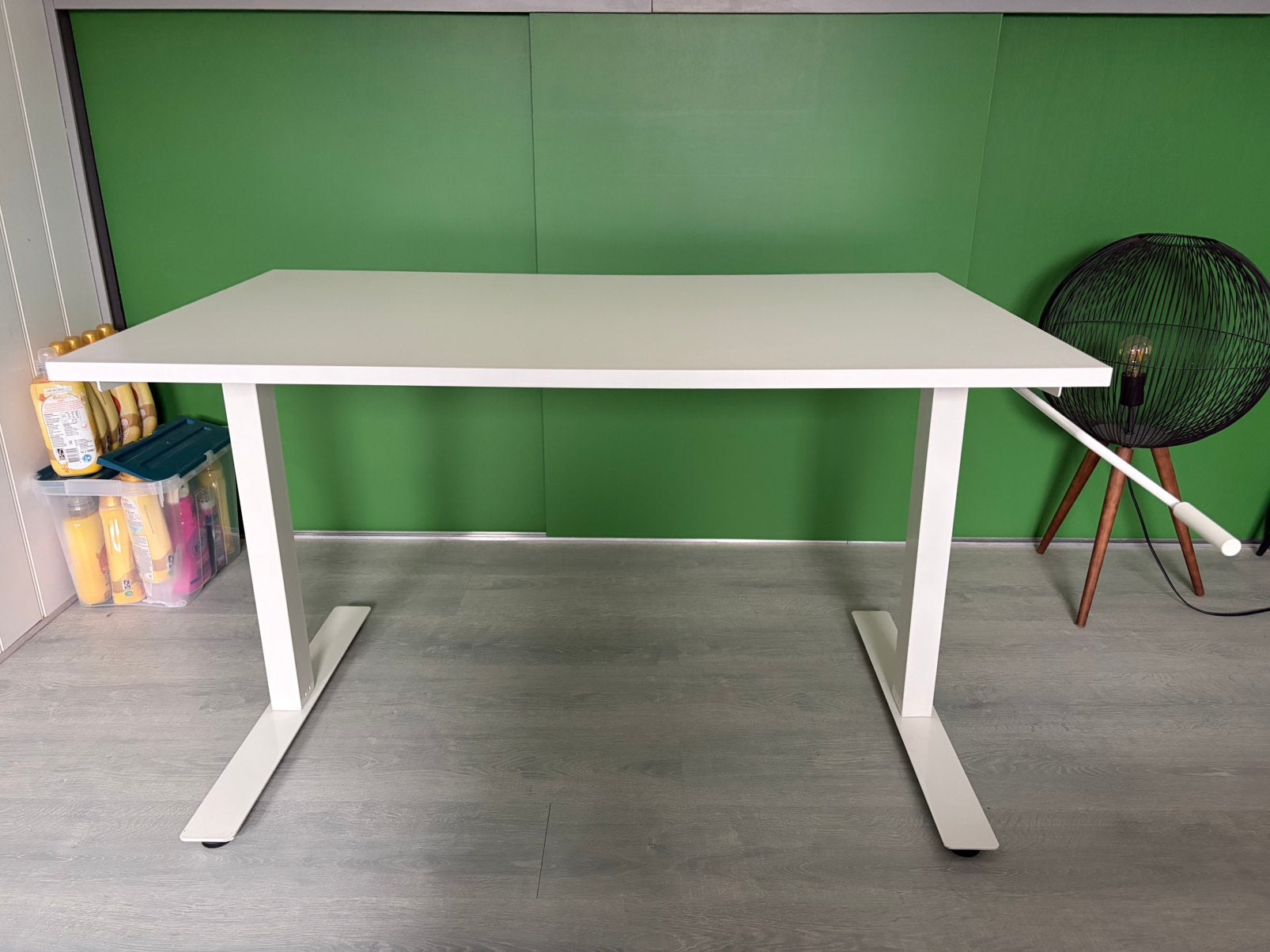 Ikea Skarsta zit-sta bureau 120 x 70 cm, Huis en Inrichting, Ophalen, Zit-sta bureau, 120 cm, In hoogte verstelbaar
