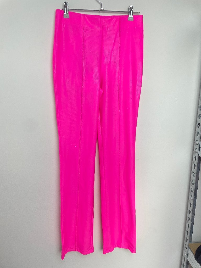 Saks Potts Lissi Shimmer broek neon met glitter roze 36, C/O Cathrine Saks, Høstvej 5A, 2920 Charlottenlund, Denemarken, Zo goed als nieuw