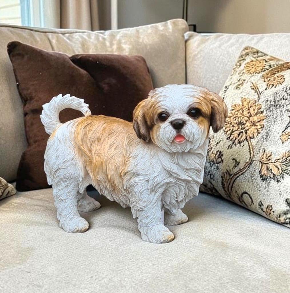 Honden beelden Bulldog, Shih Tzu beeld, tuinkabouter, Verzenden, Nieuw, Dier