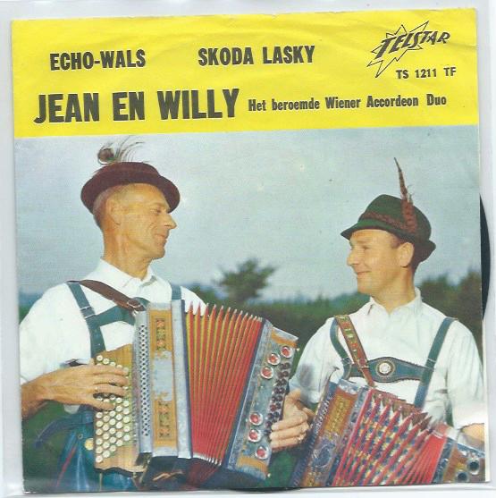 Jean en Willy- Echo Wals Telstar, Gebruikt, Verzenden, 7 inch, Fotohoes