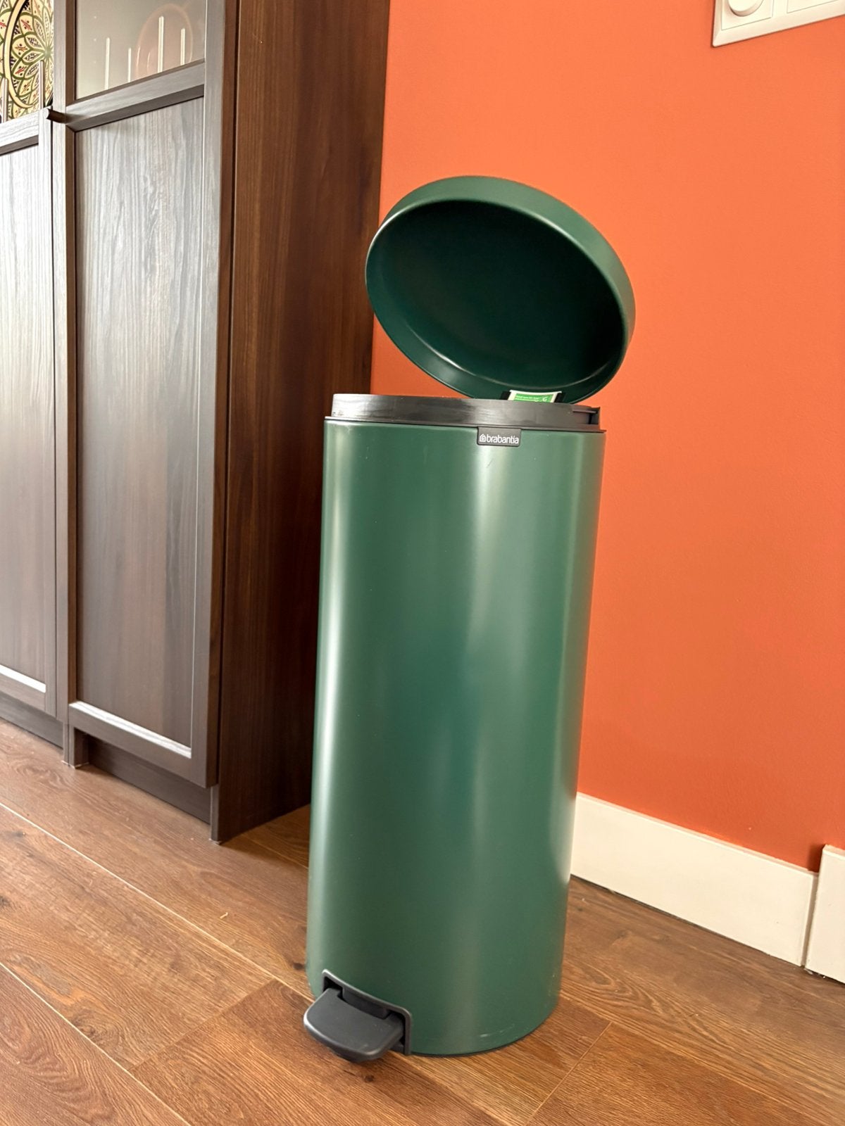 Brabantia pedaalemmer 30 liter, Ophalen, Zo goed als nieuw, Metaal