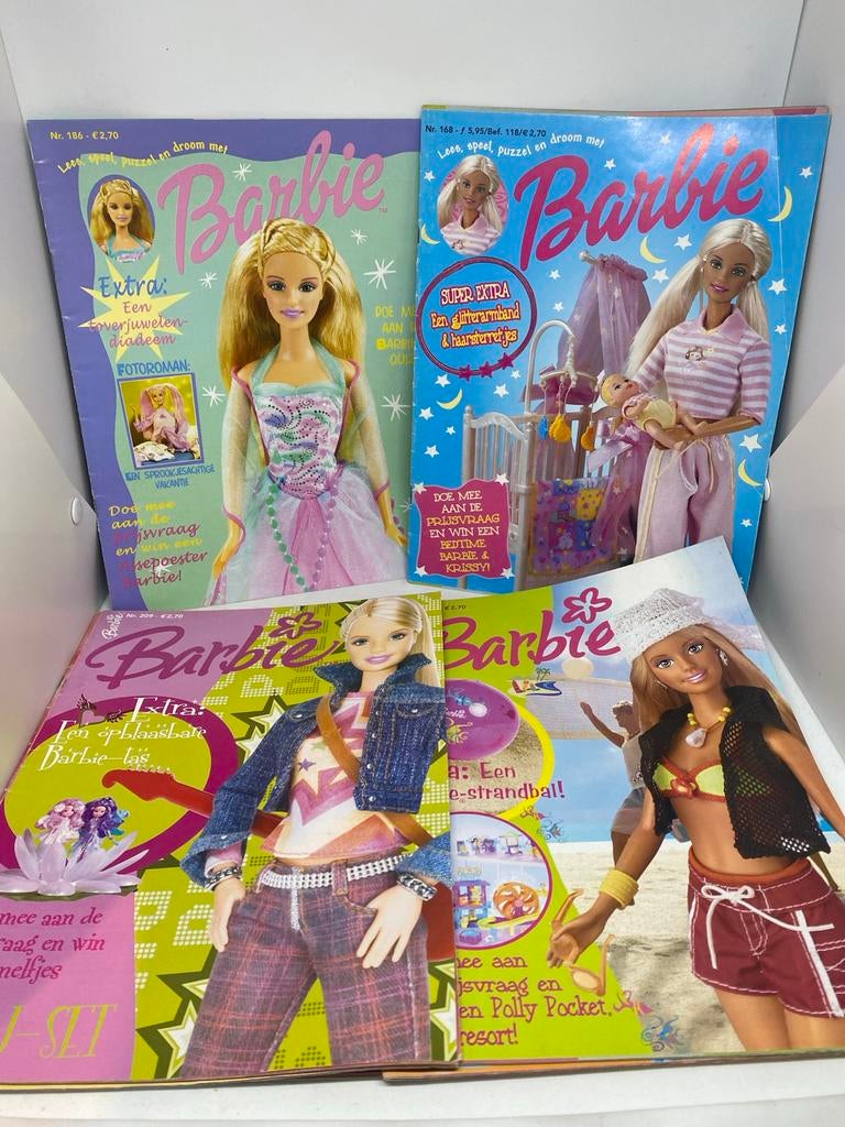 8 Vintage Barbie Magazines 2001-2005 - Collectors Item, Ophalen of Verzenden, Gelezen, Overige typen