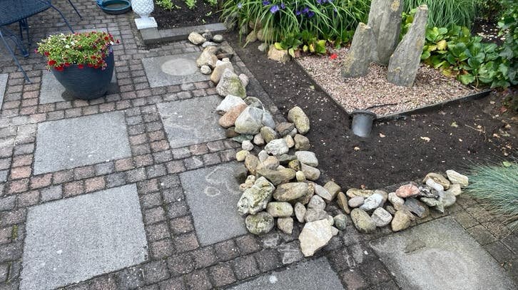 Zwerfkeien, Tuin en Terras, Grind, Keien en Split, Ophalen, Overige materialen, Gebruikt, Kei