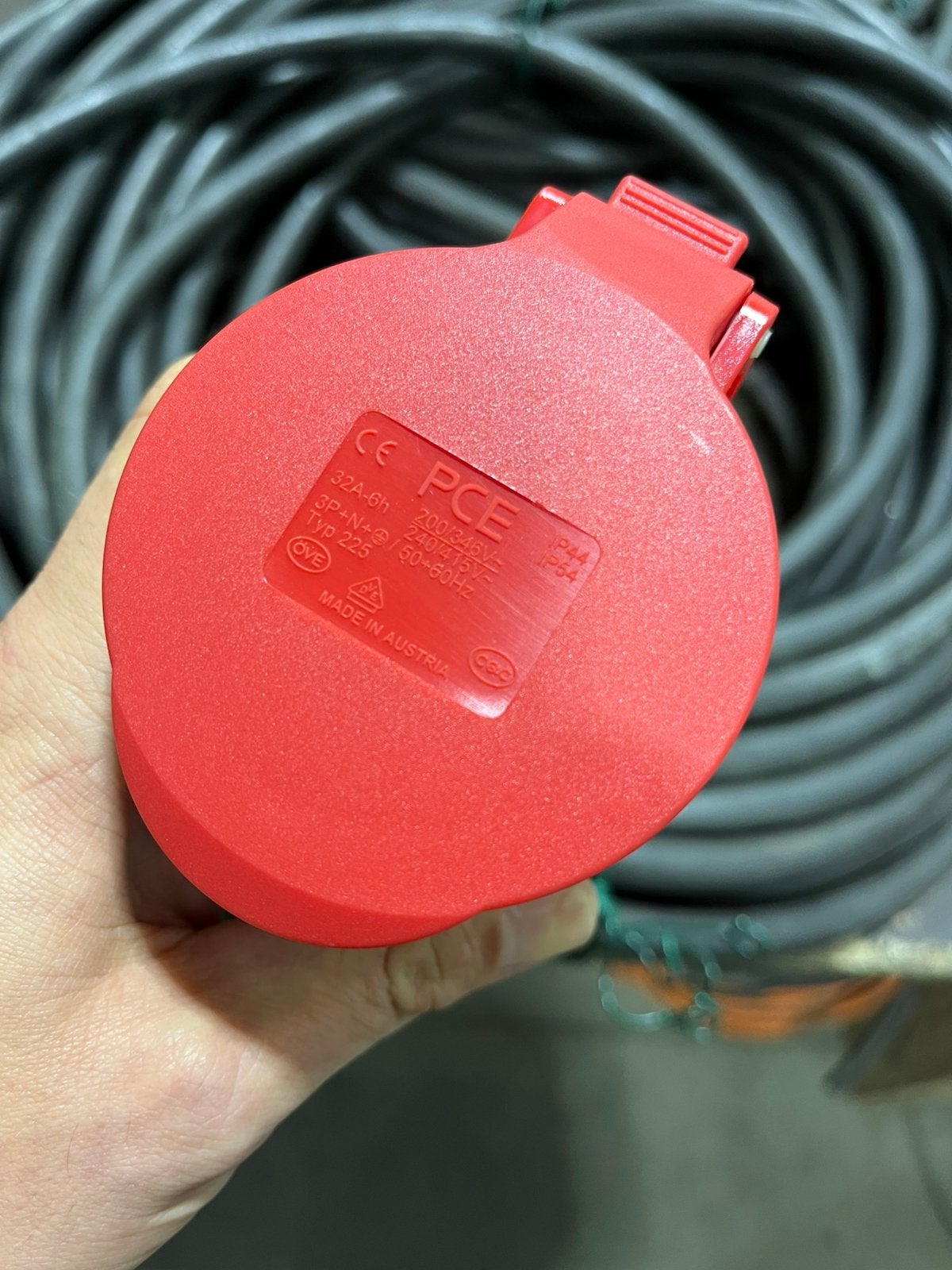32amper kabel, Doe-het-zelf en Verbouw, Elektra en Kabels, Ophalen of Verzenden, Zo goed als nieuw, Kabel of Snoer