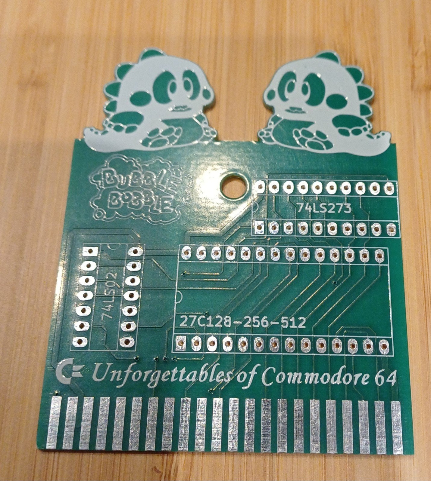Commodore 64 Bubble & Bobble PCB - Homebrew Project, Computers en Software, Ophalen of Verzenden, Commodore 64