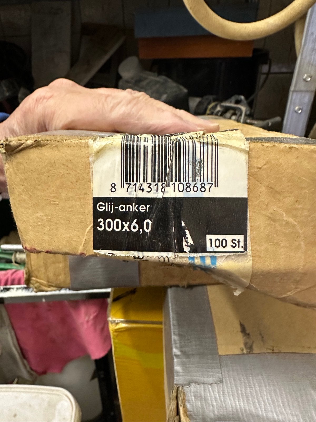 Diverse ankers en schroeven - Nieuw in verpakking, Ophalen, Nieuw, 250 mm of meer, Overige typen