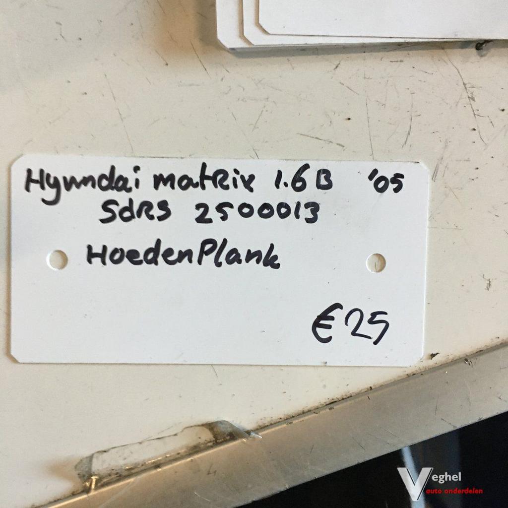 Hyundai Matrix 1.6 B5 drs 2005  Wagennr 2500013  Hoedenplank, Ophalen, Gebruikt, -, -