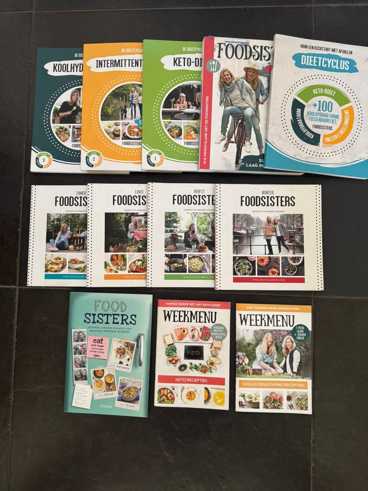 Foodsisters kookboeken - complete set, Ophalen of Verzenden, Zo goed als nieuw