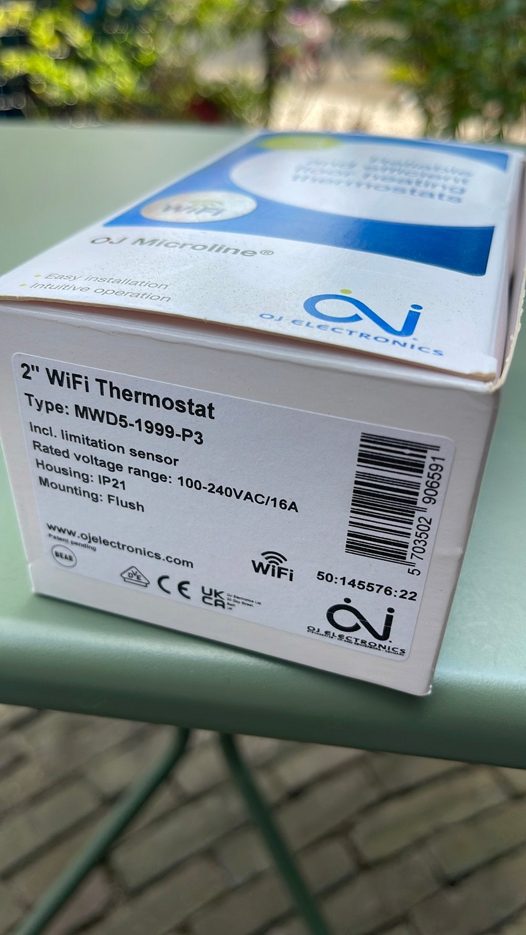 Wifi thermostaat vloerverwarming, Ophalen of Verzenden, Nieuw