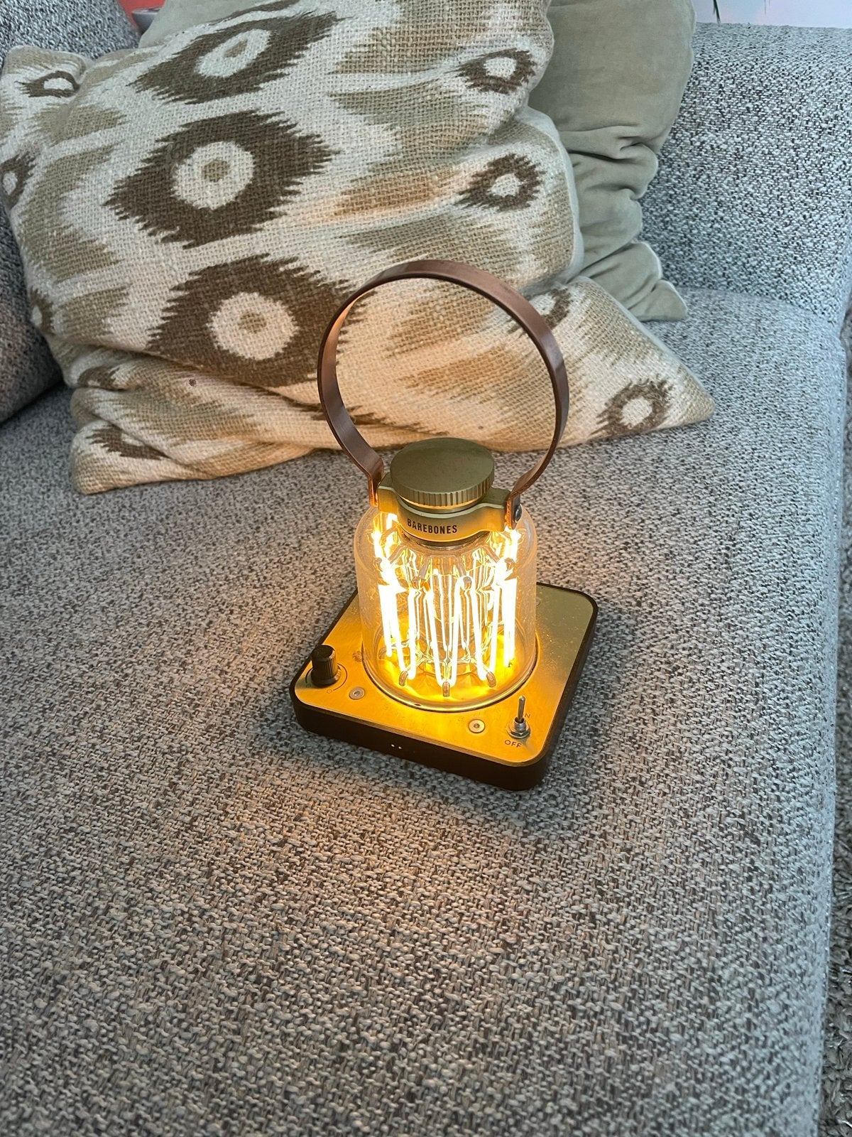 Barebones Edison tafellamp - Vintage stijl, Metaal, Overige merken, Overige fittingen, Ophalen of Verzenden