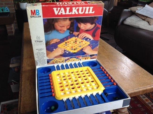 Valkuil spel, vintage,, Ophalen of Verzenden, Gebruikt