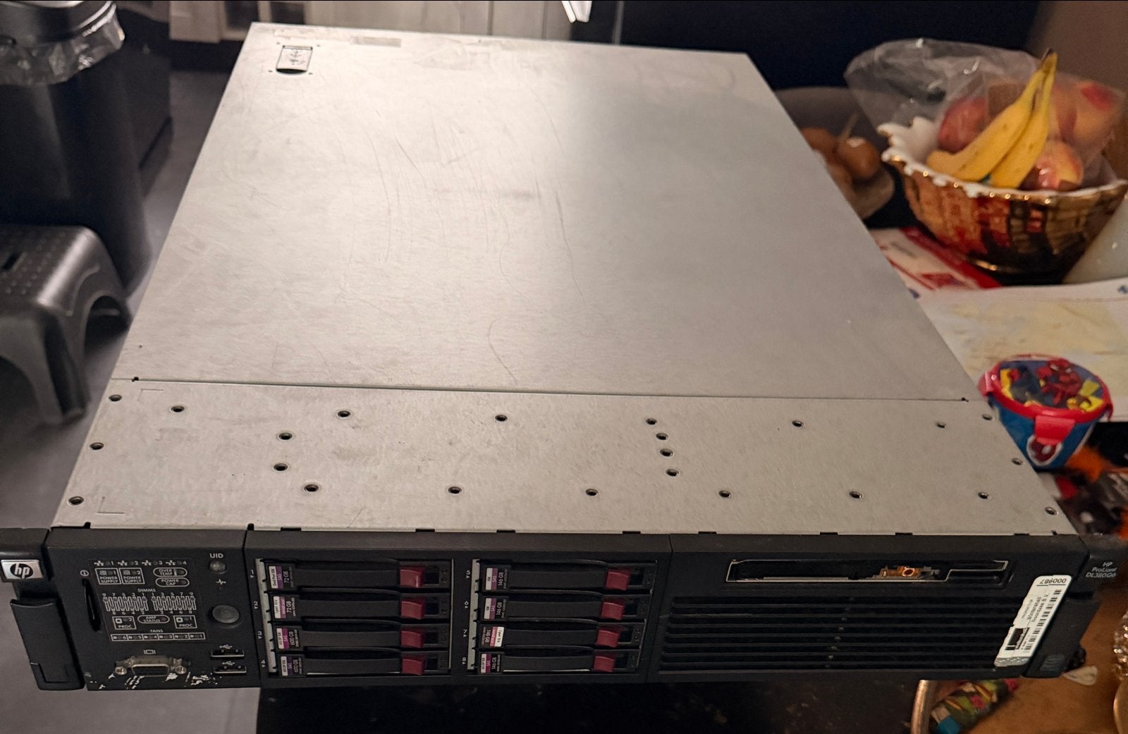 HP ProLiant DL380 G6 Server - Goed werkend, Gebruikt, 2 tot 3 Ghz, 64 GB, Hot swappable onderdelen