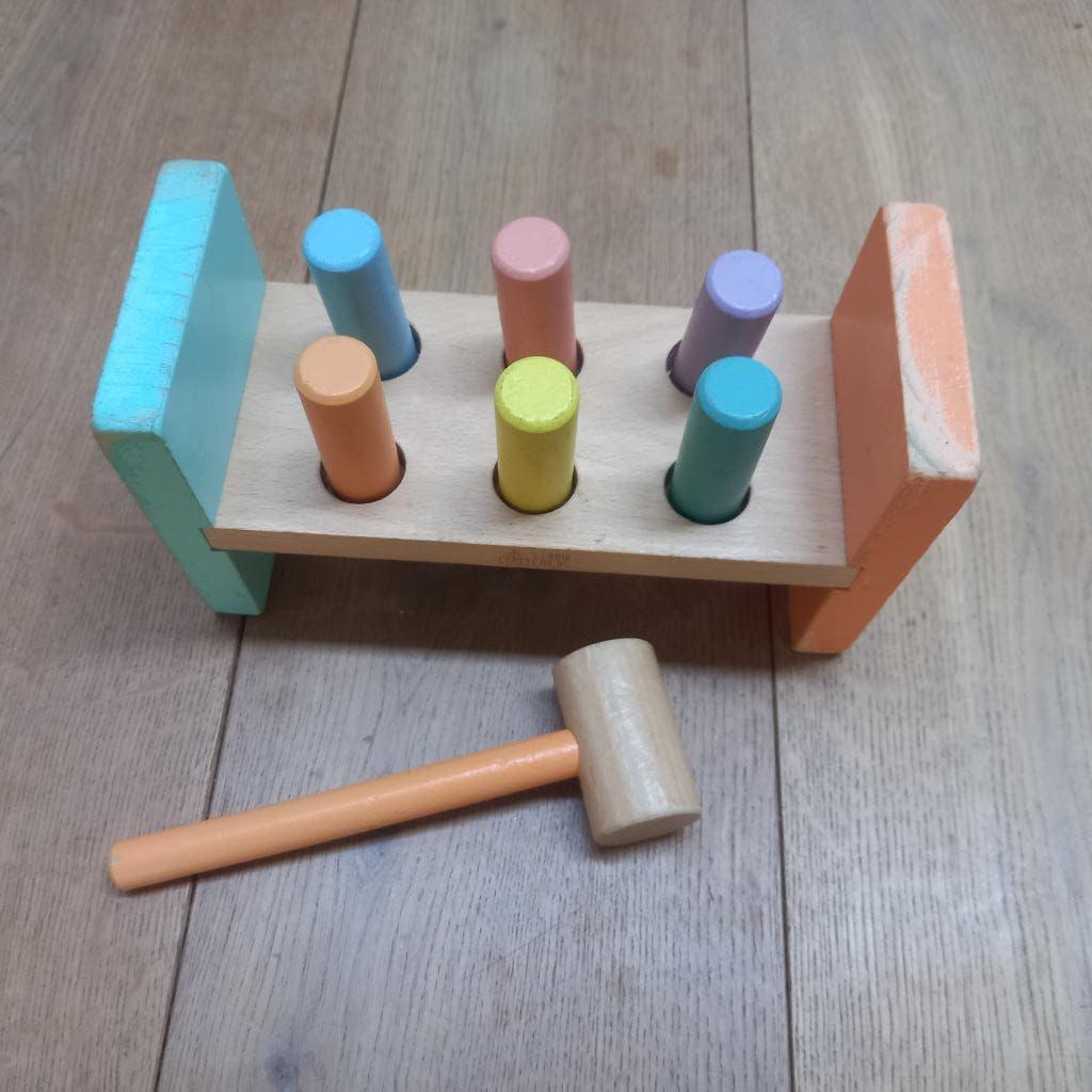Houten hamertje tik, Ophalen of Verzenden, Gebruikt, Overige typen