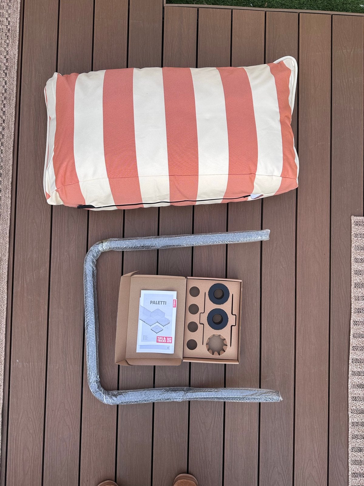 Fatboy Paletti lounge rugleuning/rugkussen (1 stuk), Ophalen of Verzenden, Nieuw, Oranje, Rechthoekig