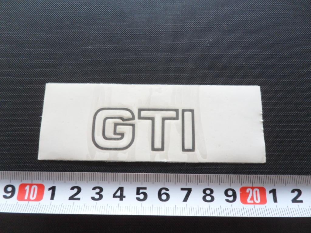 sticker DECAL Auto Tuning   GTI  *, Ophalen, Zo goed als nieuw