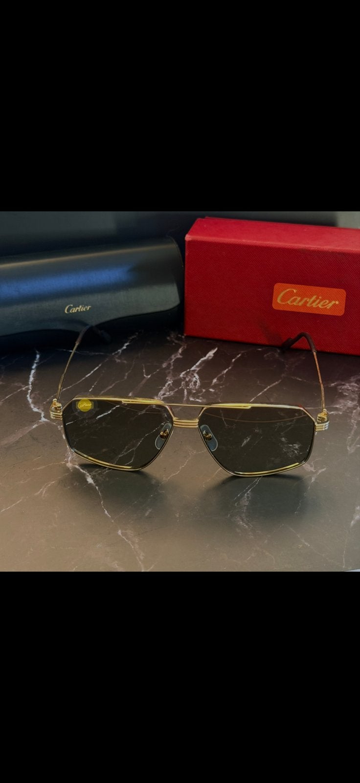 Cartier premiere zonnebril, Sieraden, Tassen en Uiterlijk, Ophalen of Verzenden, Zo goed als nieuw, Overige merken