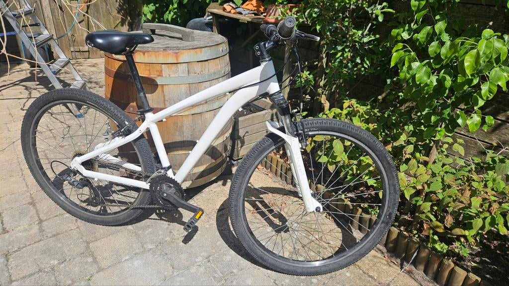 Decathlon ST 100 Rockrider 3x7 speed microshift, Gebruikt, Hardtail, Velgrem, Ophalen