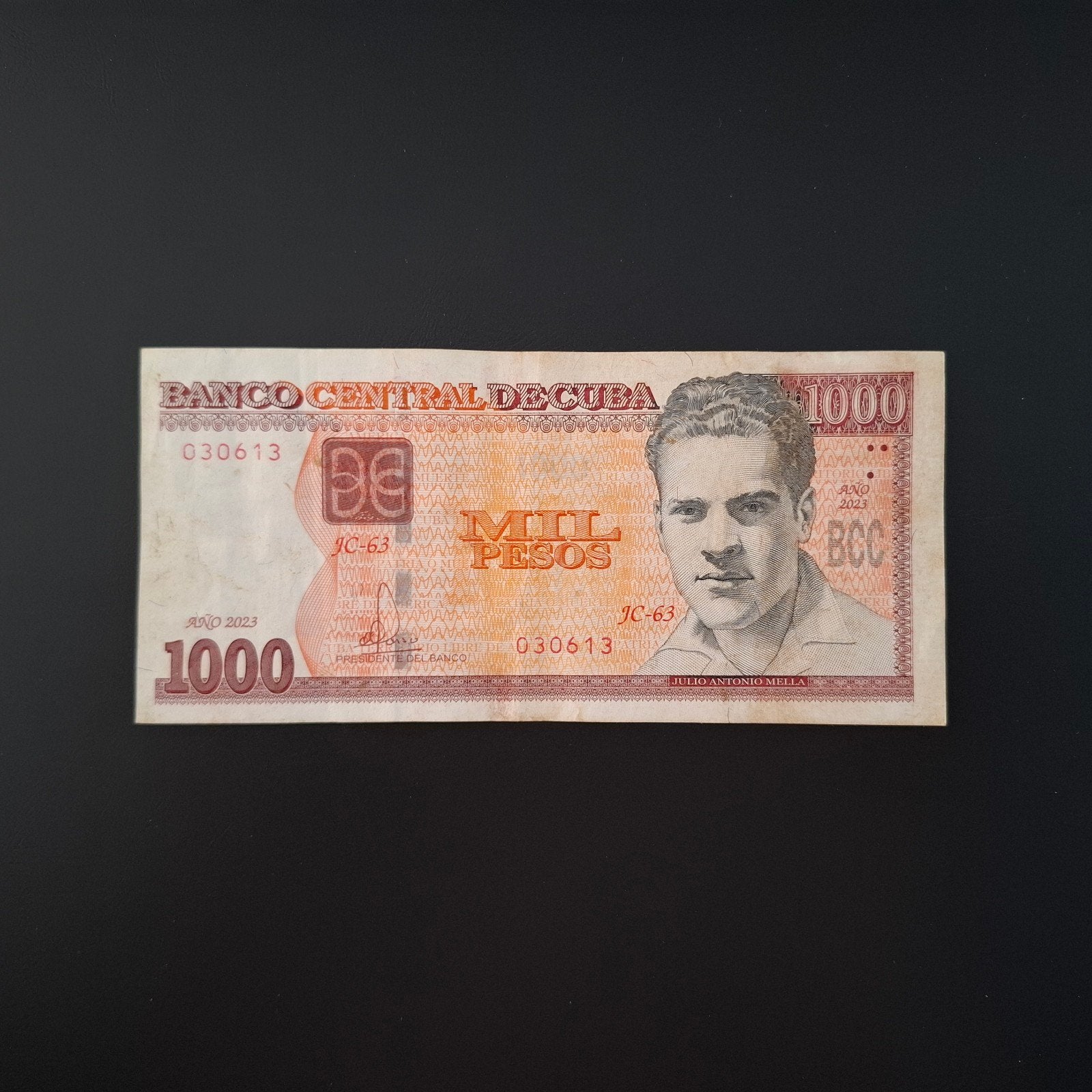 1000 peso Cuba #035, Verzenden, Noord-Amerika, Los biljet
