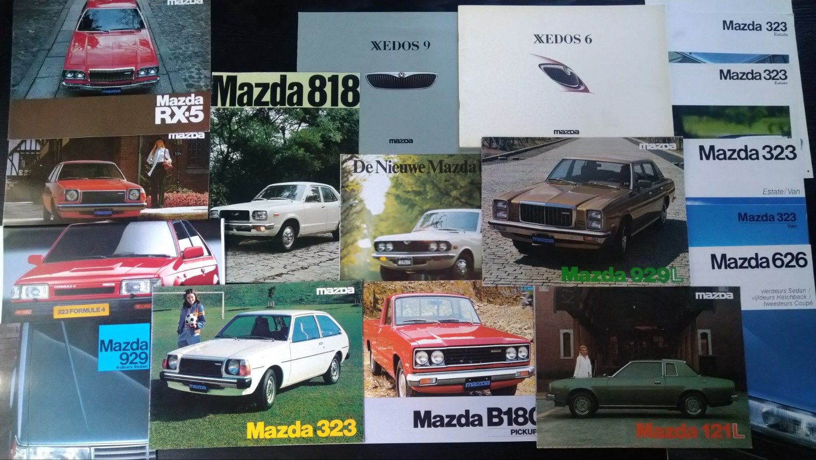 17 stuks Mazda divers  brochures, Boeken, Auto's | Folders en Tijdschriften, Gelezen, Mazda, Ophalen of Verzenden