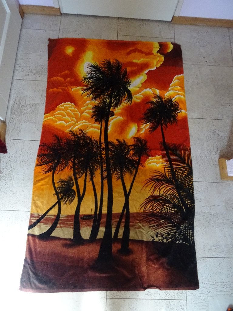 Badhanddoek, strandlaken, 3 stuks, Ophalen of Verzenden, Zo goed als nieuw
