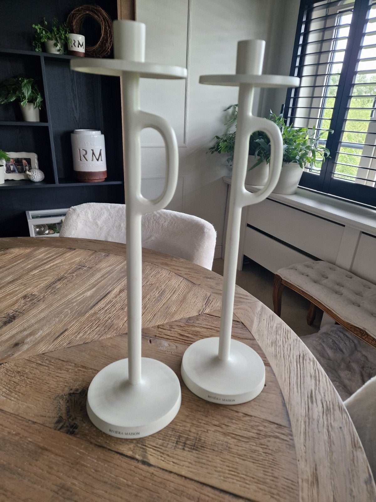 riviera maison " la dance " kandelaar candle holder, Ophalen of Verzenden, Zo goed als nieuw, Kandelaar