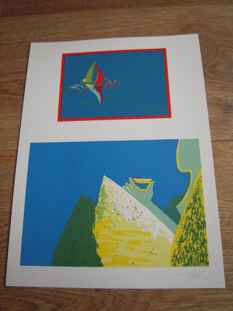 Genummerde en gesigneerde Carin Althuizen., Antiek en Kunst, Kunst | Litho's en Zeefdrukken, Gesigneerd, Ophalen of Verzenden