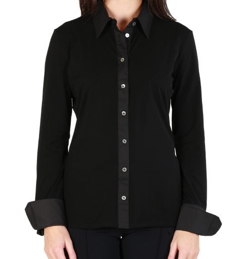 Mooie top Marccain maat S, Blauw, Ophalen of Verzenden, Zo goed als nieuw, Lange mouw