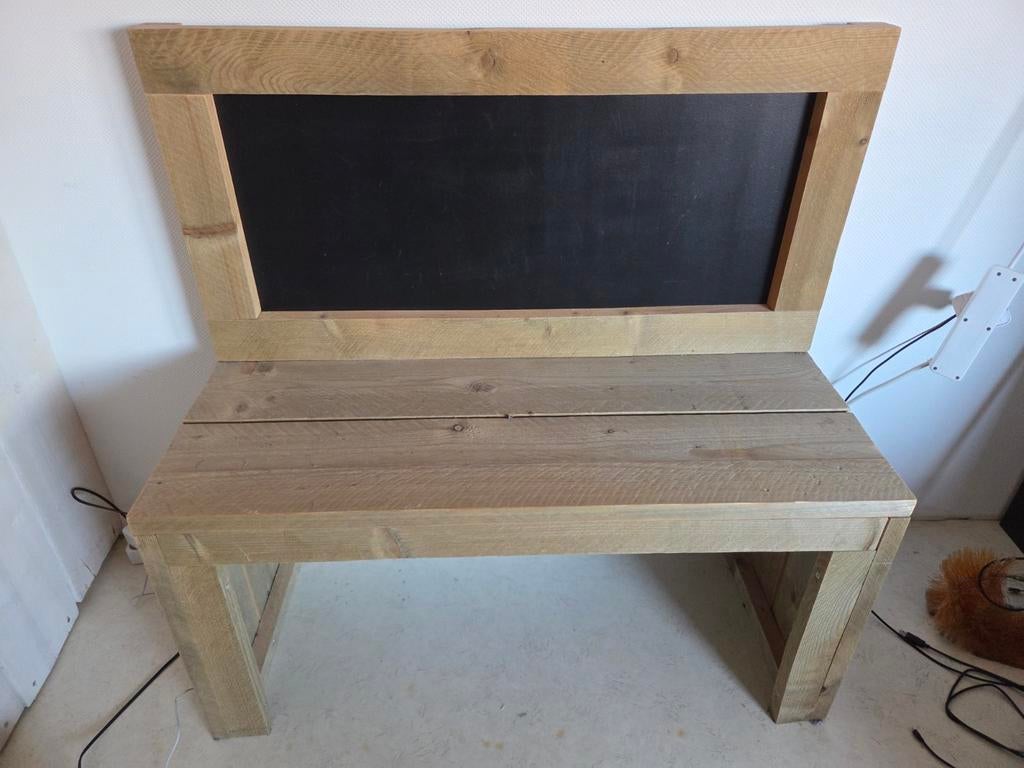 Kinderbureau van steigerhout met krijtbord, Ophalen, Overige typen