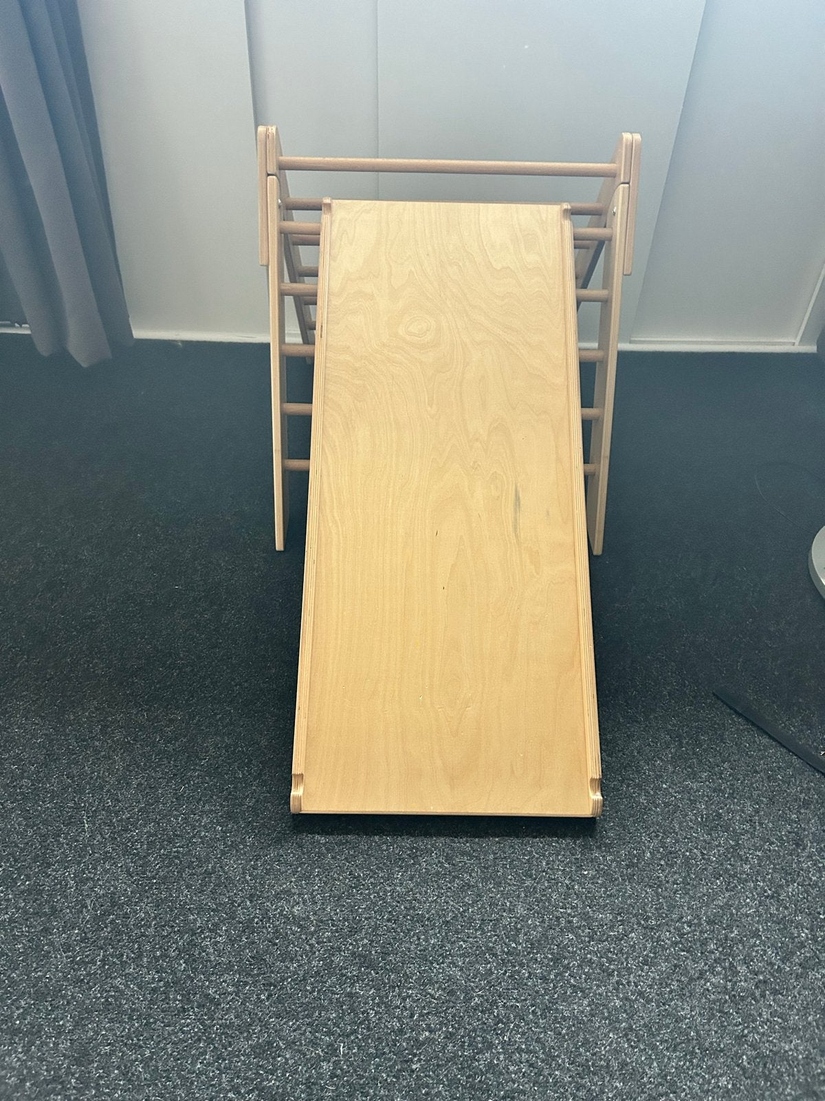 Houten klimrek met glijbaan, Kinderen en Baby's, Speelgoed | Houten speelgoed, Ophalen, Gebruikt, Overige typen