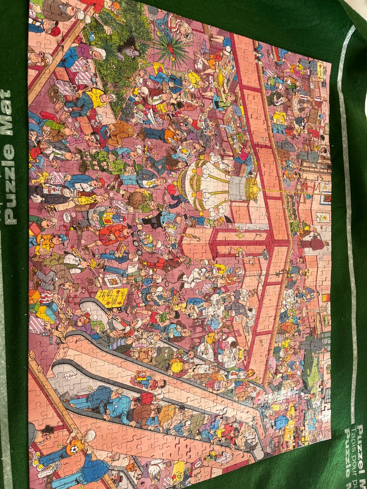Jan van Haasteren Comic Puzzel - Shop Till You Drop (950), Ophalen, 500 t/m 1500 stukjes, Zo goed als nieuw, Legpuzzel