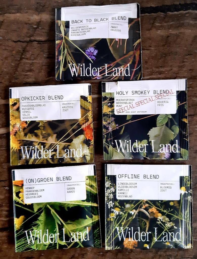 5 mooie theezakjes Wilder Land voor de verzamelaar., Ophalen of Verzenden, Theezakje(s)