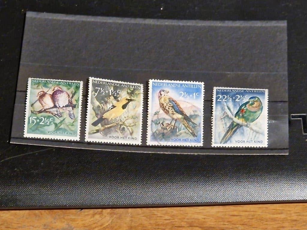 nederlandse antillen gestempeld nr 271 272 273 274, Ophalen of Verzenden, Gestempeld