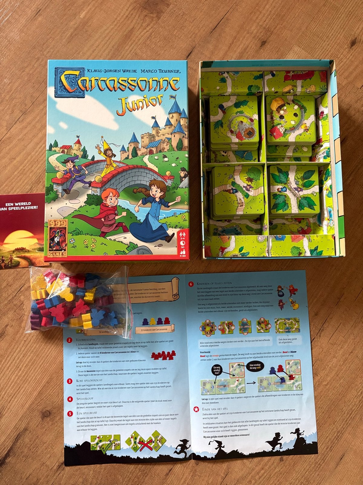 Carcassonne Junior Bordspel - Zo goed als nieuw, Een of twee spelers, Ophalen, Zo goed als nieuw