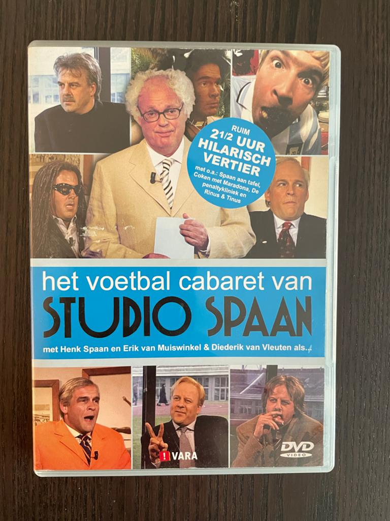 Het Voetbal Cabaret van Studio Spaan DVD, Alle leeftijden, Ophalen of Verzenden, Gebruikt, Tv-programma of Sketches