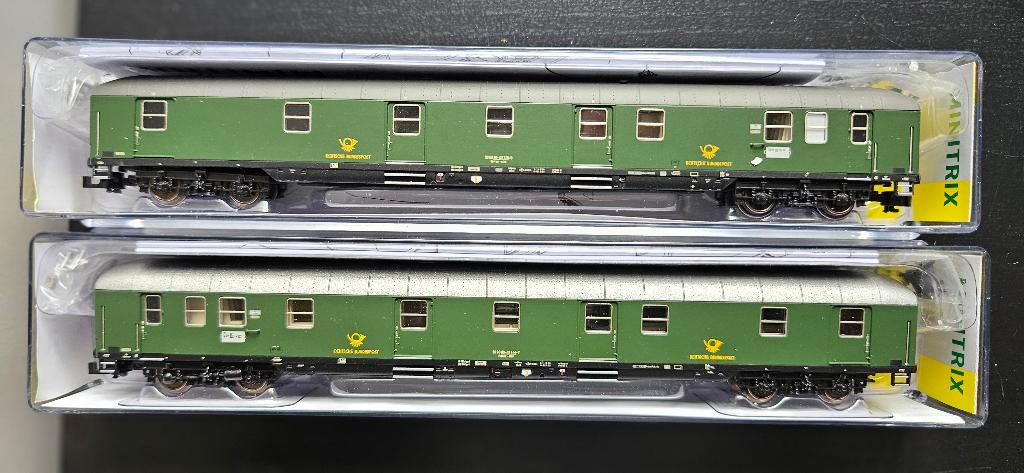N-spoor Minitrix 15540, set 15540-01 en 15540-02, Gelijkstroom, Trix, Wagon, Ophalen of Verzenden
