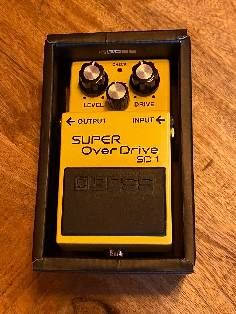 Boss SD-1 Overdrive Pedaal, Ophalen of Verzenden, Zo goed als nieuw, Distortion, Overdrive of Fuzz