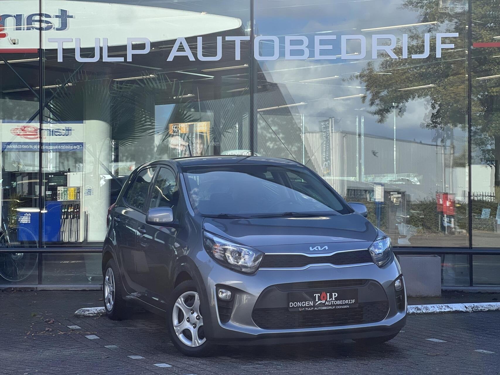 Kia Picanto 1.0 DPi ComfortLine Airco All Seasons Dealer, Dealer onderhouden, Stof, Gebruikt, Zwart