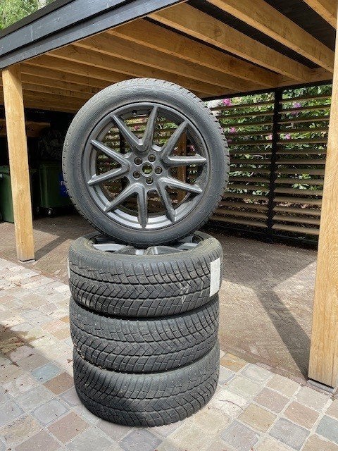 Range Rover Velar 21 inch winterset Style 5109 Vredestein, Ophalen, Gebruikt, 275 mm, Banden en Velgen