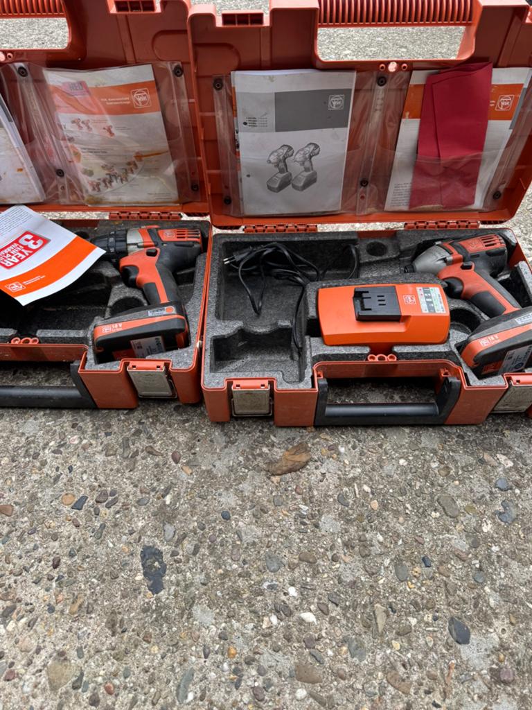 Fein slagschroemachine boormachine 18 volt, Doe-het-zelf en Verbouw, Ophalen of Verzenden, Zo goed als nieuw, Boormachine