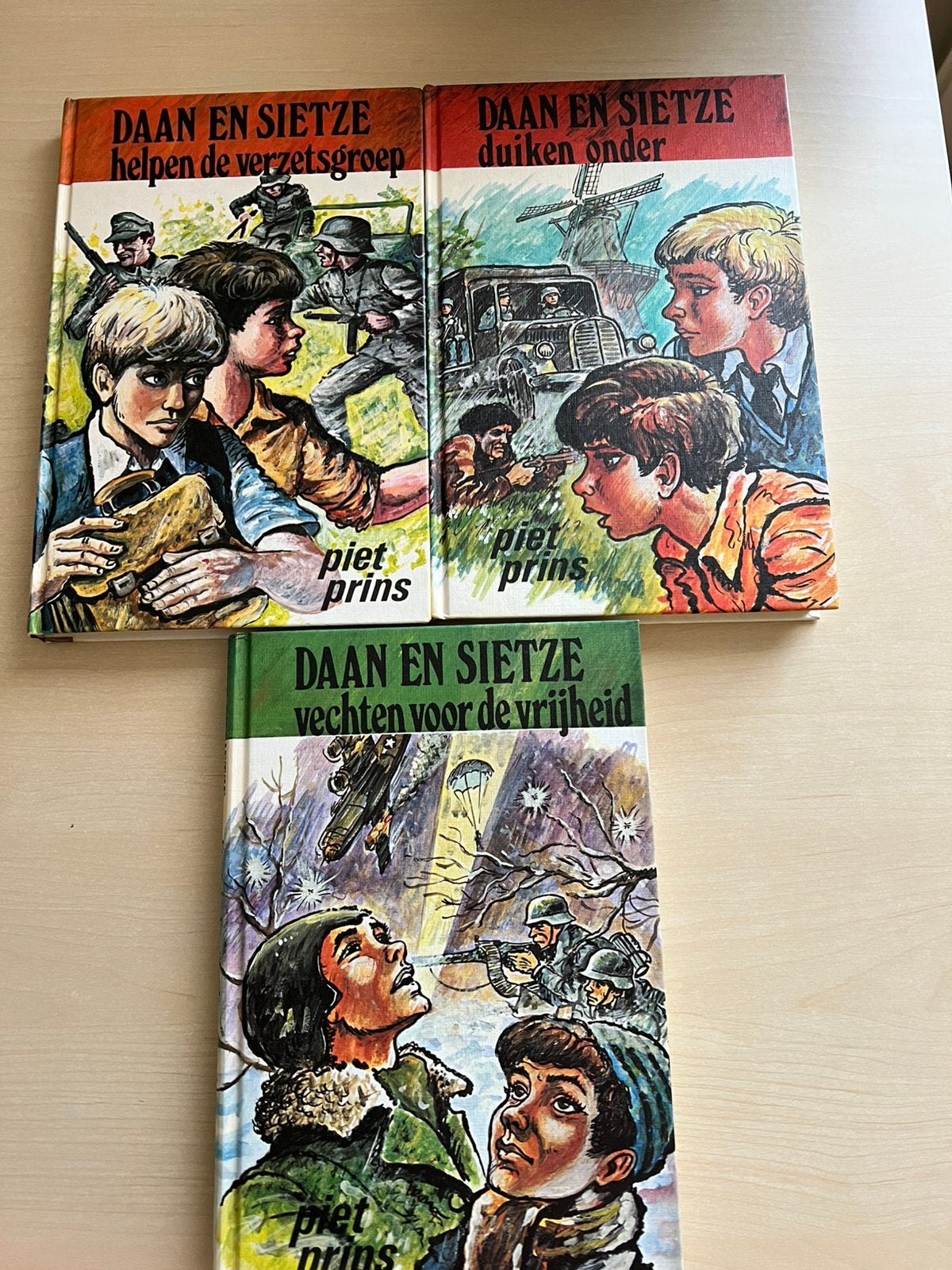 Complete serie van Daan en Sietse door Piet Prins, Ophalen of Verzenden, Gelezen
