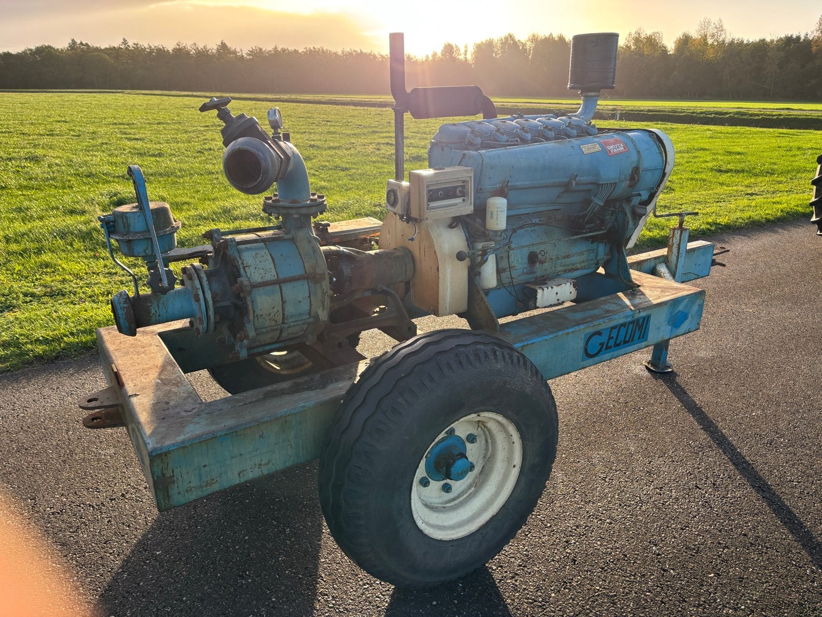 Gecomi Beregeningspomp met Deutz F6L 912 motor, Zakelijke goederen, Ophalen, Akkerbouw, Beregening en Drainage