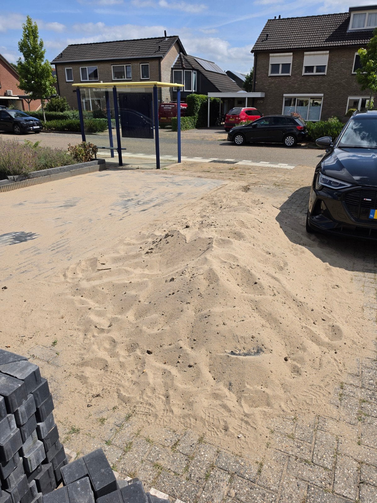 Gratis 2 kuub ophoogzand, Tuin en Terras, Ophalen, Nieuw, Ophoogzand