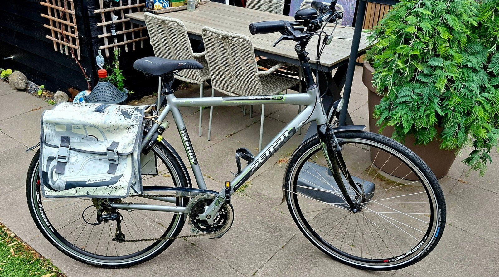 Sensa Superlite fiets met 27 versnellingen, 28 inch, Gebruikt, Vering, Velgrem