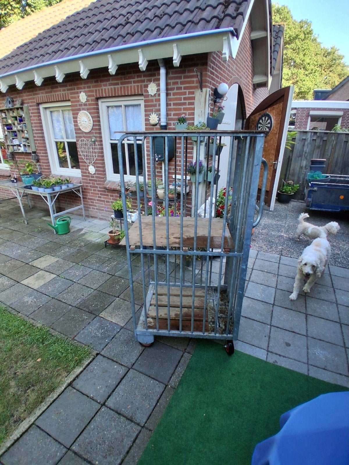 post tuin kar., Ophalen, Gebruikt, IJzer