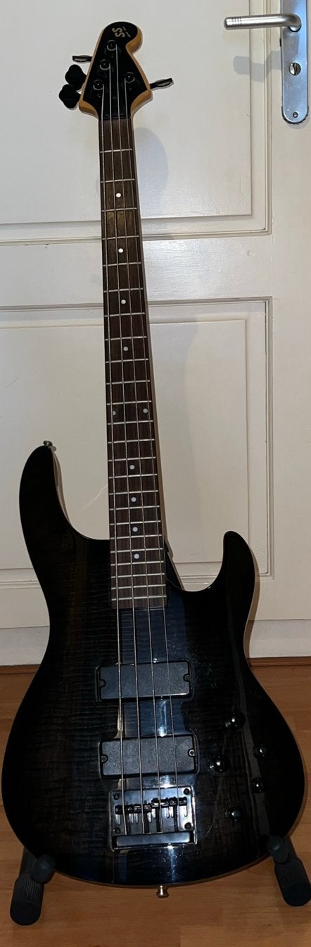 Silver Star vintage electronische bass gitaar, Ophalen, Gebruikt, Elektrisch