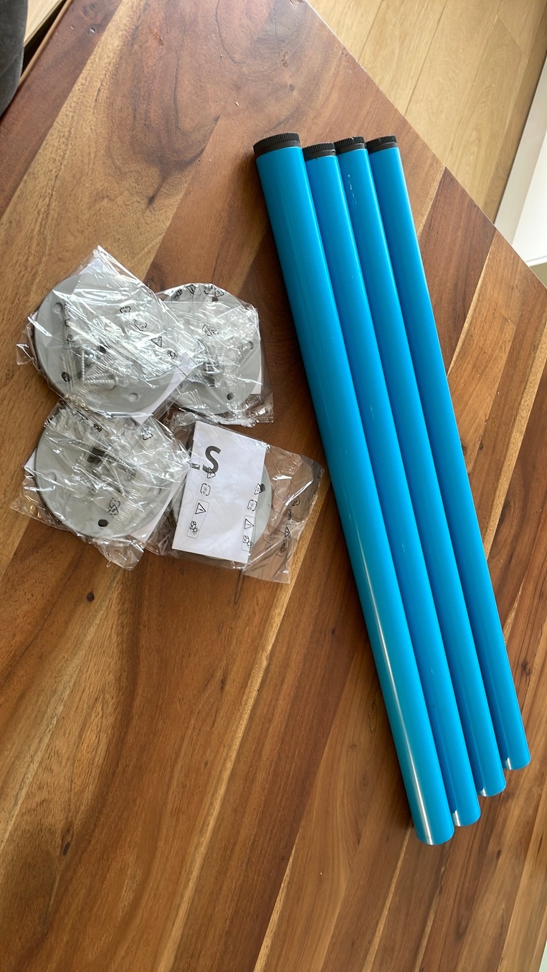 Poten voor tafel / bureau, Ophalen, Gebruikt, Metaal, IKEA